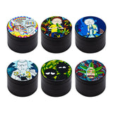 Rick N Morty Blue 4 Stage Grinder Display Of 12