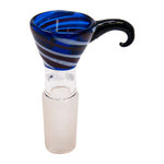 Blue Marble Glass Bowl With Handle 14mm