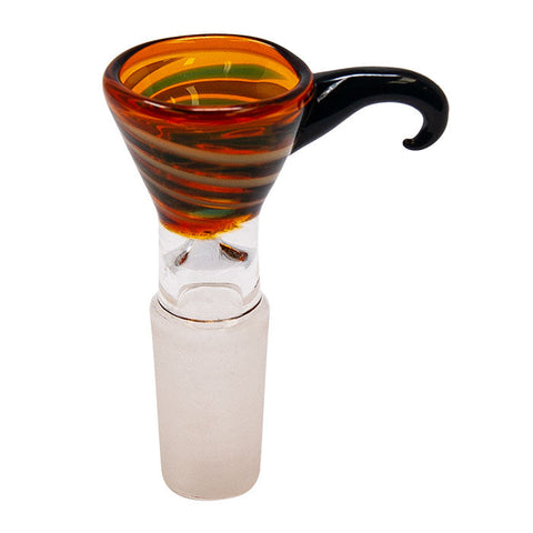 White Marble Glass Bowl With Handle 14mm