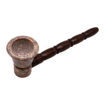 Wood Pipe With Light Color Stone Bowl 5 Inches