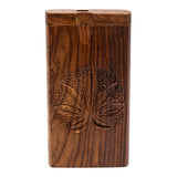 Handcrafted Leaf Wooden Dugout