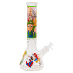Rick N Morty 14 Inches Glass Bong