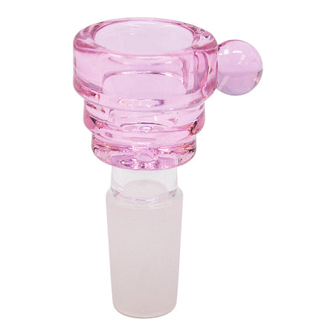 Pink Glass Step Bowl 14MM