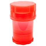 Assorted Color 4 Part Plastic Grinder Display Of 6