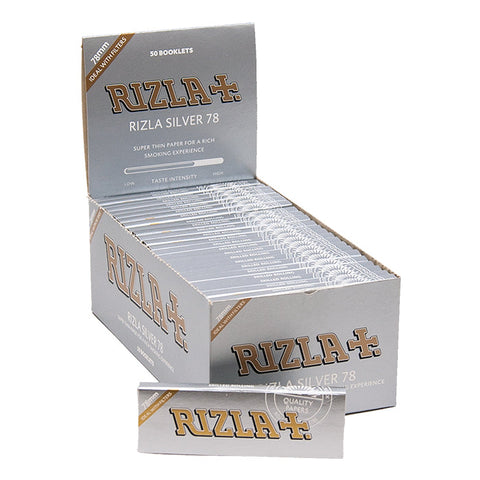 Rizla Silver 78mm Rolling Papers 1.25