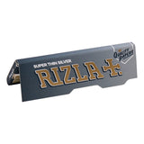 Rizla Single Silver Rolling Paper Jumbo Display Of 100