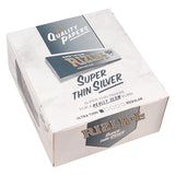 Rizla Super Thin Silver King Size Display Of 50
