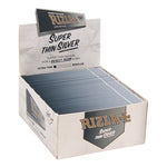 Rizla Super Thin Silver King Size Display Of 50