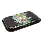 Rick And Morty Medium Rolling Tray With Lid