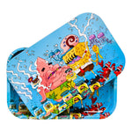 Sponge Bob And Patrick Star Medium Rolling Tray With Lid