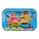 Sponge Bob And Patrick Star Medium Rolling Tray With Lid