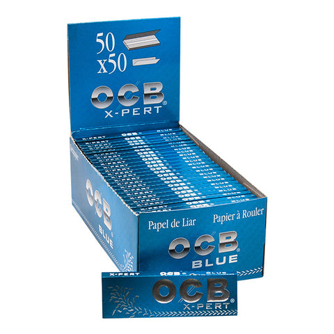 OCB X-pert Blue Single Wide Rolling Paper