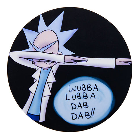 Silicone Rick & Morty Dabbing  Bong Mat
