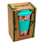 Tropical Birds and Flamingos Bamboo Mug