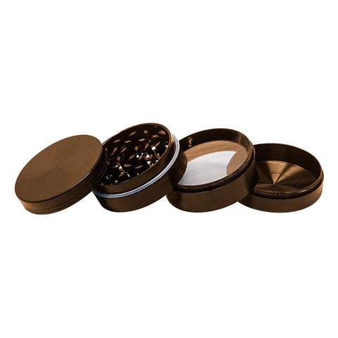 Coffee Plain Aluminium Grinder 56MM