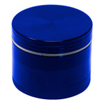 Blue  Plain Aluminium Grinder 56MM