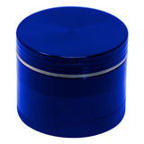 Blue  Plain Aluminium Grinder 56MM