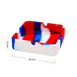 Square Shaped Silicone Ashtray