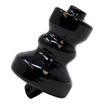 Black Glass Carb Cap