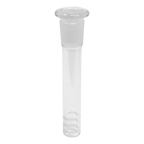 Clear  Plain Glass  Down Stem With 14F/19M  3 Inches