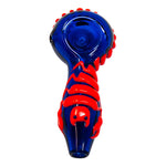 Blue Scorpion Glow In The Dark Pipe 4 Inches