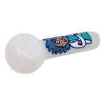 Rick And Morty Hand Glass Blown Pipe 5 Inches