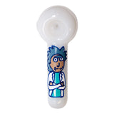 Rick And Morty Hand Glass Blown Pipe 5 Inches