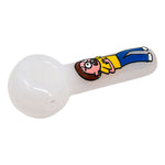 Rick And Morty Hand Glass Blown Pipe 5 Inches