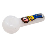 Rick And Morty Hand Glass Blown Pipe 5 Inches