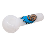 Rick And Morty Hand Glass Blown Pipe 5 Inches