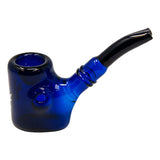 Maple Glass Blue Hefner Hand Pipe 5 Inches