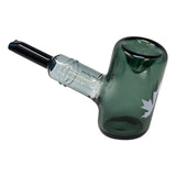 Maple Glass Grey Oxford Hammer Pipe 5.5 Inches