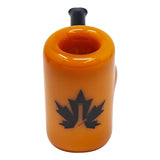 Maple Glass Jade Yellow Oxford Hammer Pipe 5.5 Inches