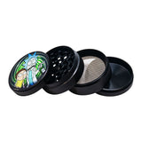 Rick N Morty Don't Panic 4 Stage Grinder Display Of 12