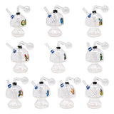Rick N Morty Fab egg shaped Oil Glass Bong 6 Inches