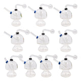 Rick N Morty Fab egg shaped Oil Glass Bong 6 Inches