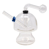 Rick N Morty Fab egg shaped Oil Glass Bong 6 Inches