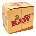 Raw Slim Tips Pre Rolled Pillow Pack 20 Display