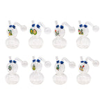 Assorted Rick And Morty Egg Shaped Oil Glass Bong