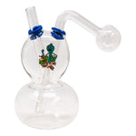 Assorted Rick And Morty Egg Shaped Oil Glass Bong