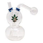 Assorted Rick And Morty Egg Shaped Oil Glass Bong