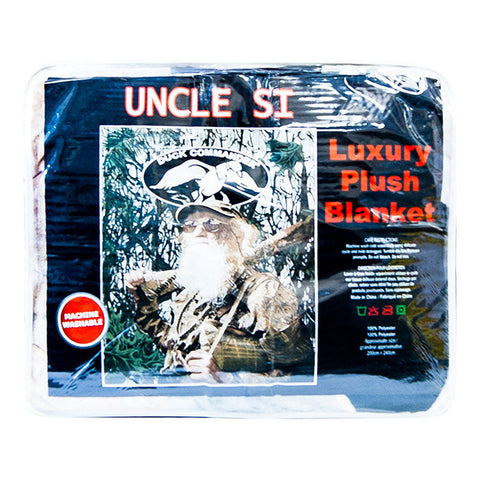 Uncle Si Queen Plush Blanket