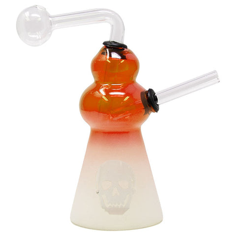 Orange Ombre Oil Bong