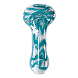 Assorted Lines Design Insideout Glass Pipe 3.5 Inches