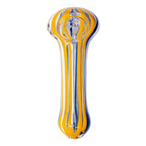 Assorted Lines Design Insideout Glass Pipe 3.5 Inches