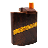 Golden Strip Small Wooden Dugout 3 Inches