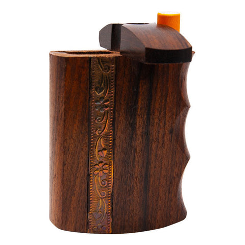 Vertical Strip Small Wooden Dugout 3 Inches