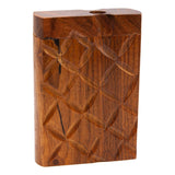 Engraved Small Wooden Dugout 3 Inches