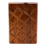 Engraved Small Wooden Dugout 3 Inches