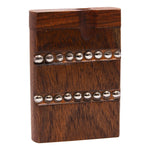 Steel Dotted Small Wooden Dugout 3 Inches